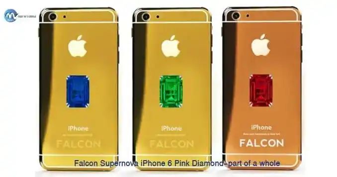 The most expensive types of mobile phones in the world-Falcon-Supernova-iPhone-6-Pink-Diamond-part-of-a-whole